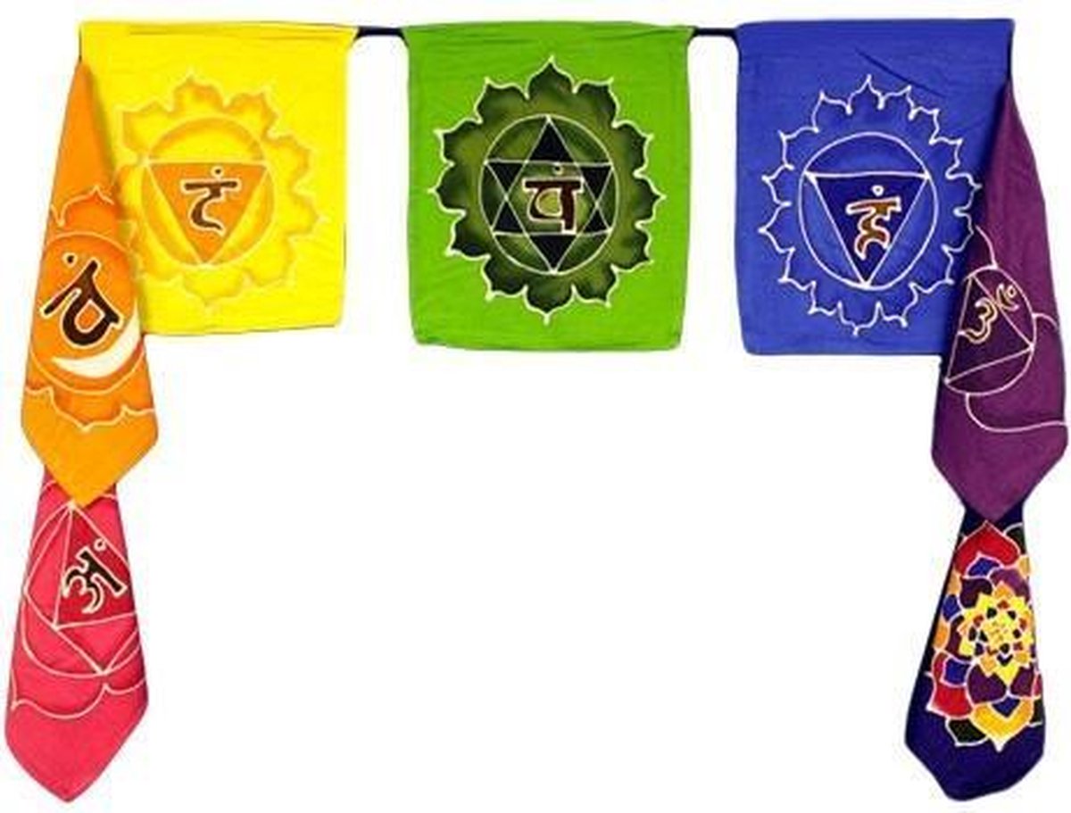 Zeven Vlaggen - Chakra 7x (32x23cm)