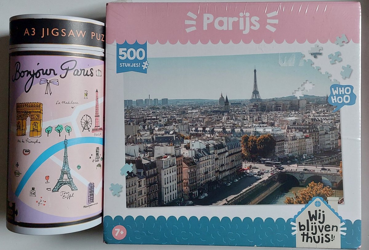 Puzzels Parijs 2 stuks