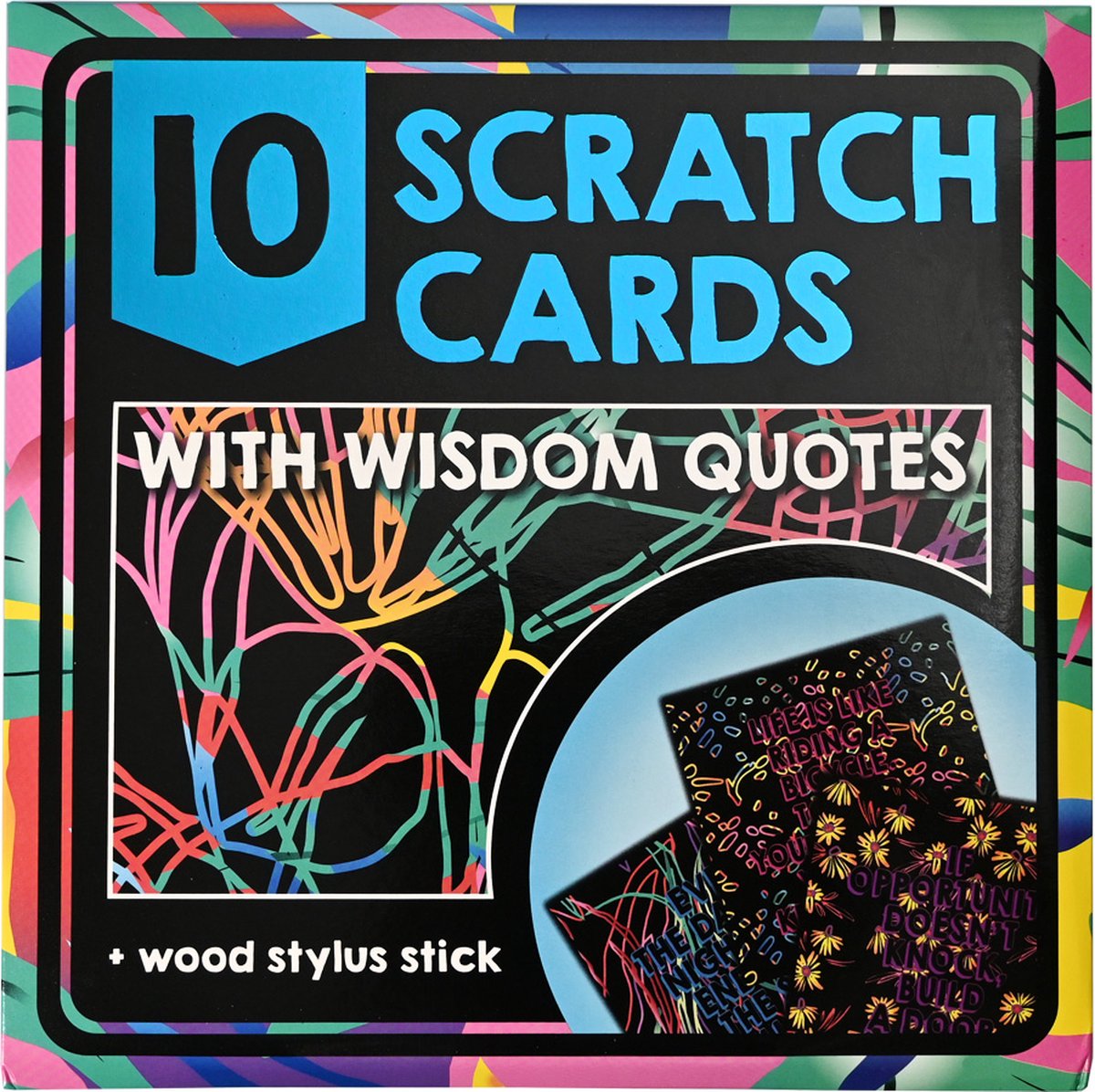 10 Kraskaarten met spreuken