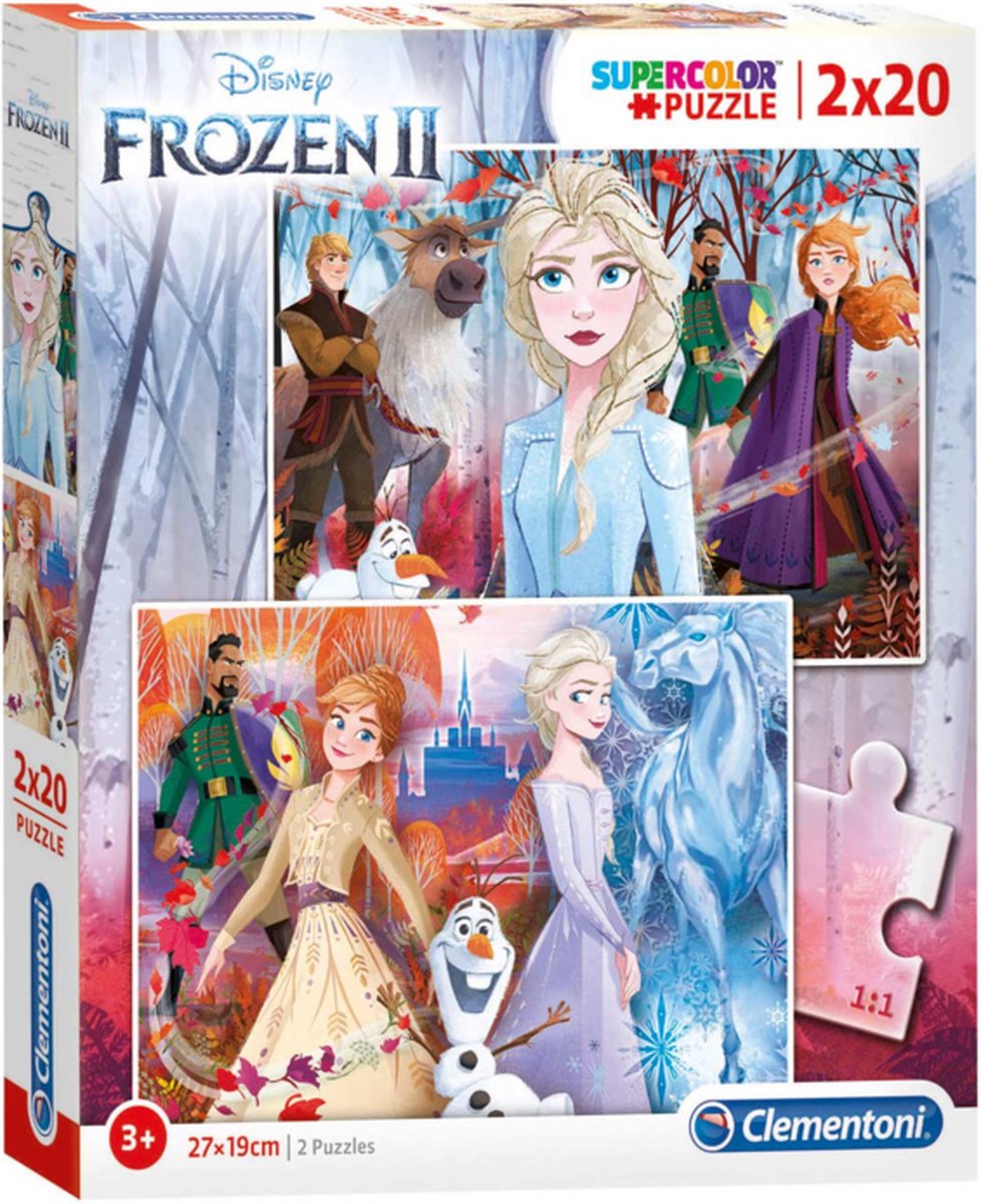 Clementoni Frozen 2 puzzel 2x20 st
