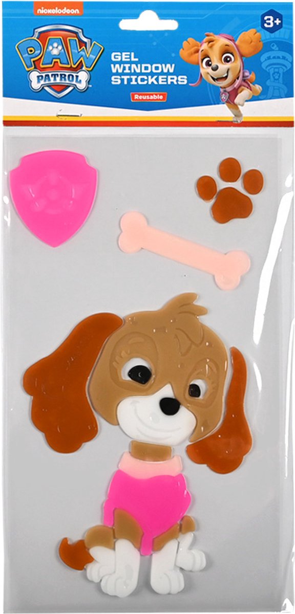 Gel window stickers Paw Patrol - Skye