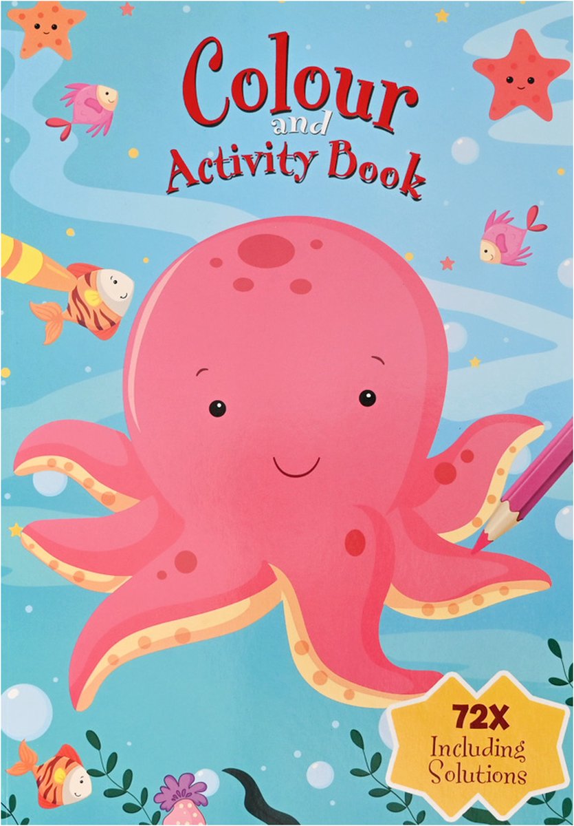 Kleur en activiteitenboek Oceaan