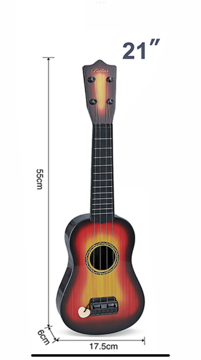 WK Kids -21 inch Ukelele -Kinderen hebben het plezier om te spelen -55*17.5*6cm - 4 snaren ukelele - Kinder Gitaar-Kinder Muziekinstrument