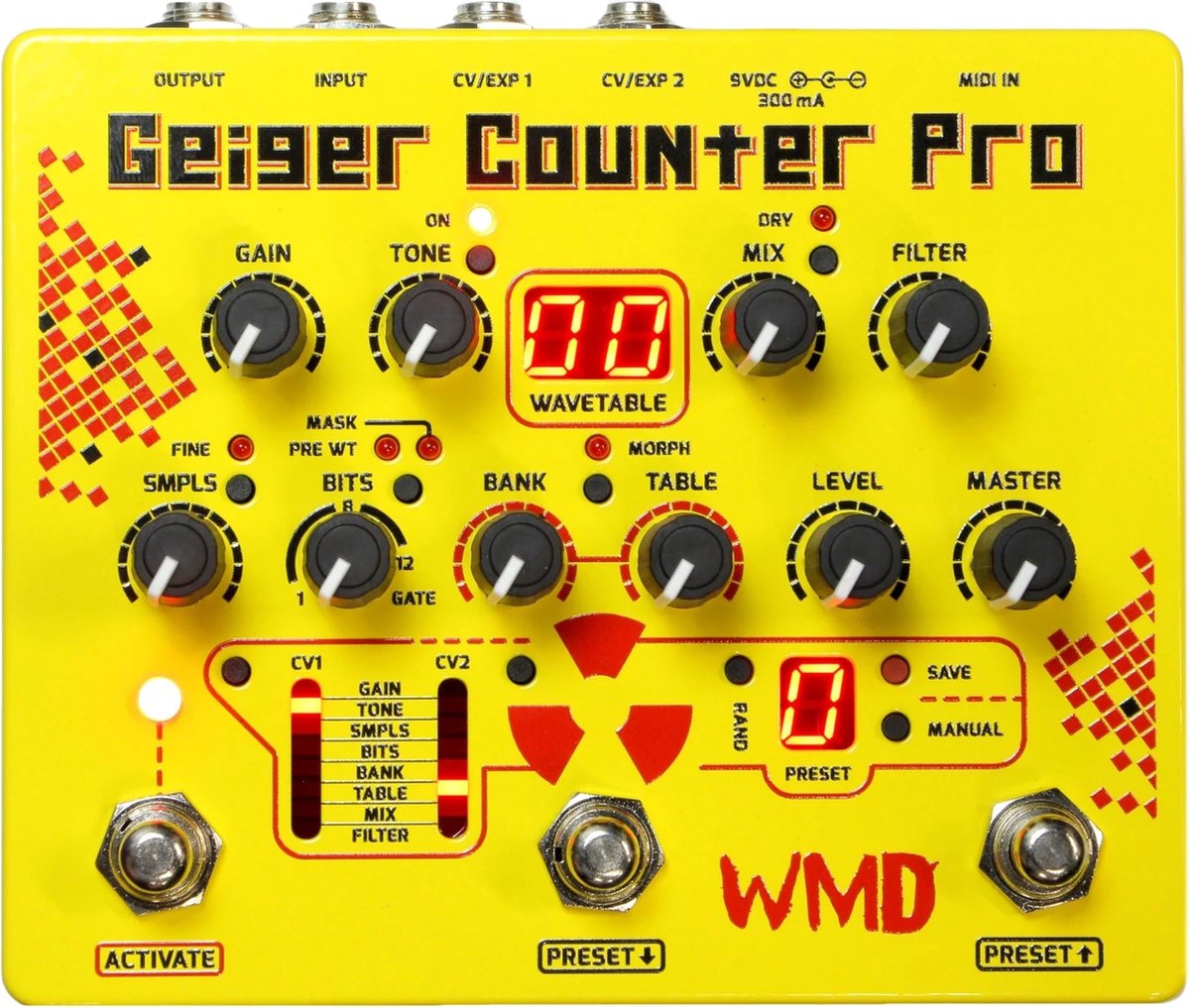 WMD Geiger Counter Pro - Analoog effect voor keyboards