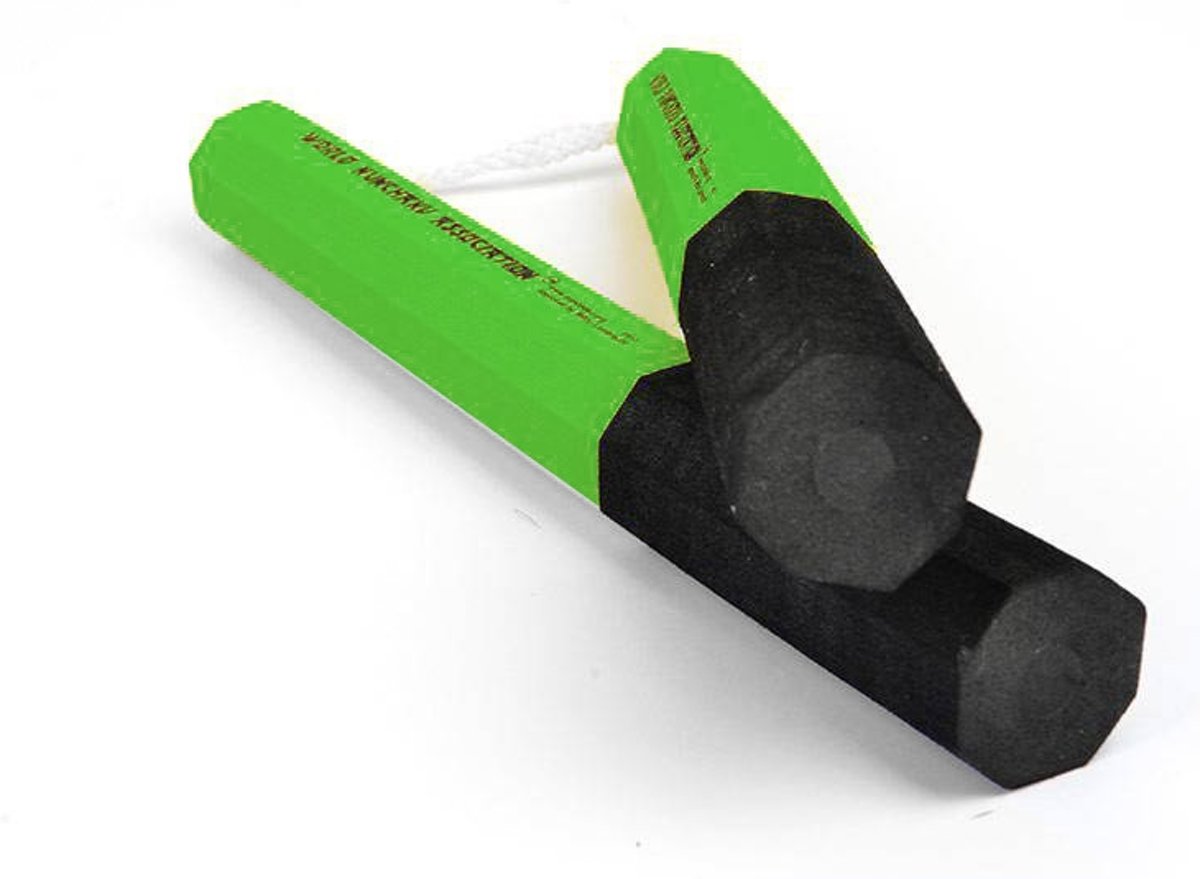 WNA Nunchaku Achthoek Senior Groen