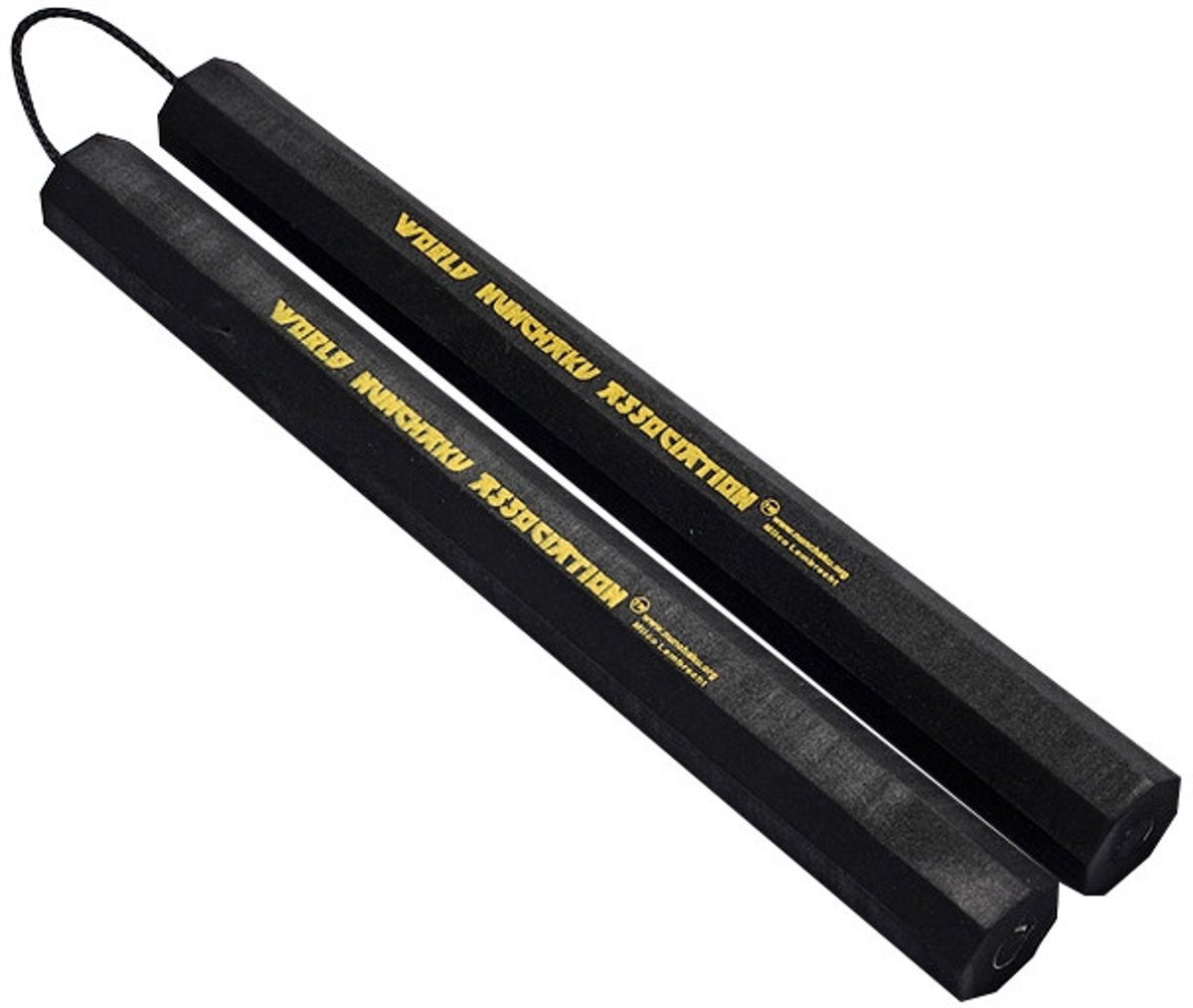 WNA Nunchaku Achthoek Senior Zwart