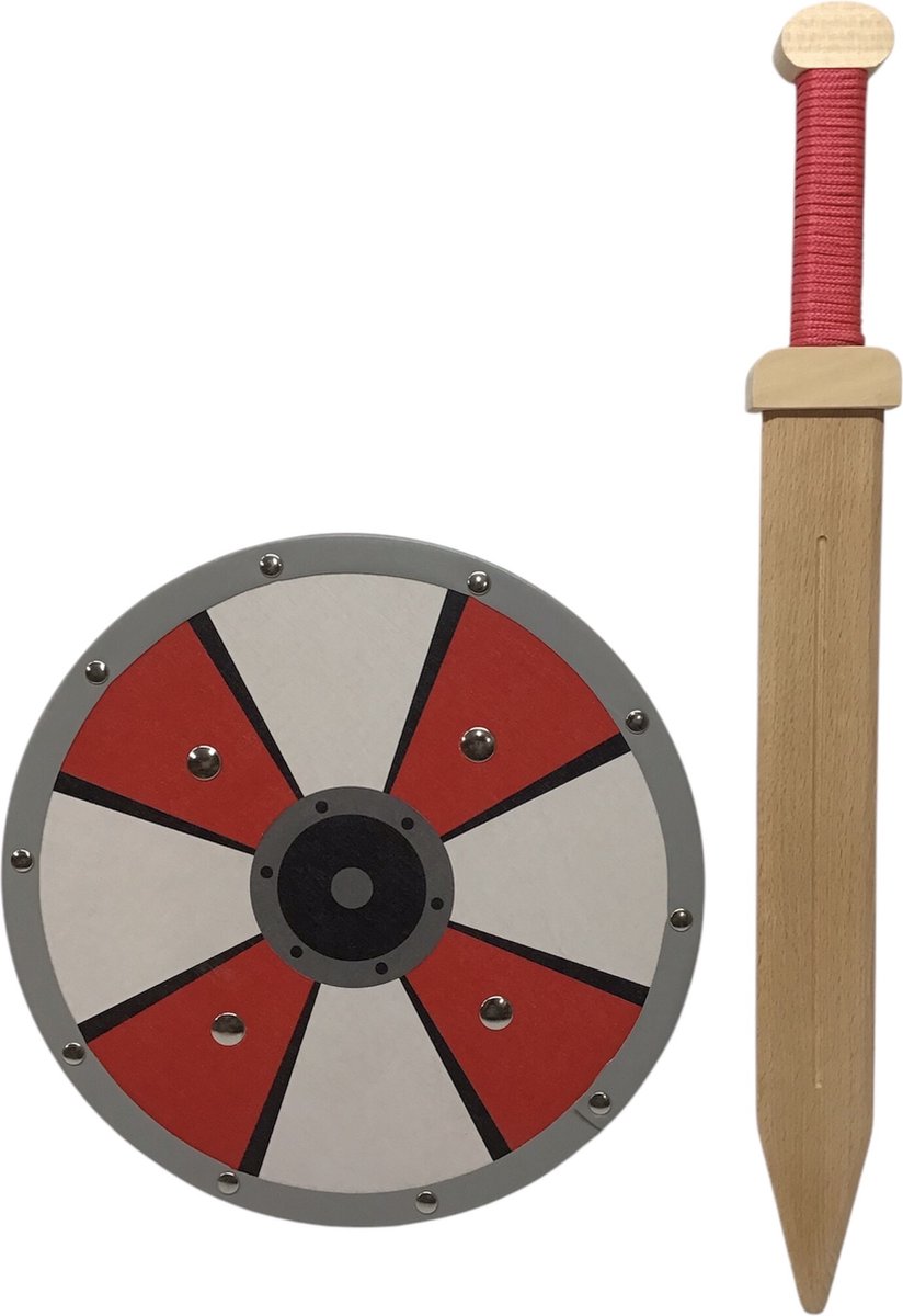 WOODSY ® Romeins zwaard en ridderschild Gladius