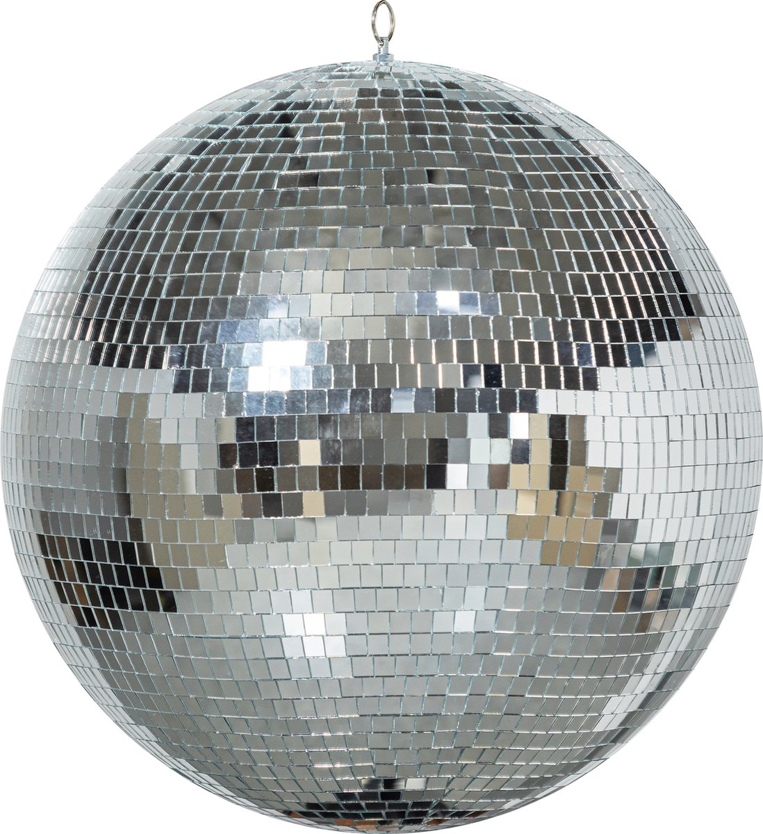 WOOOD Boney Discobal - Glas - Zilver - 50x50x50