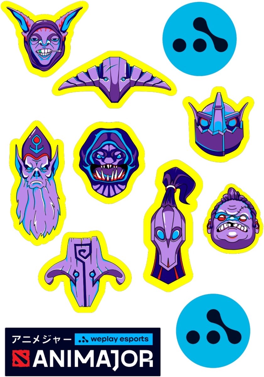 Animajor Dota 2 - Series 1 Stickers