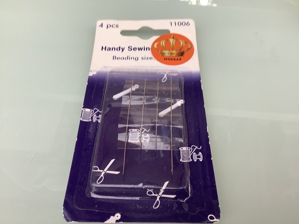 WVSA.nl Handy Sewing Needles. 4 pcs. Naai naald in 4 verschillende soorten 11006