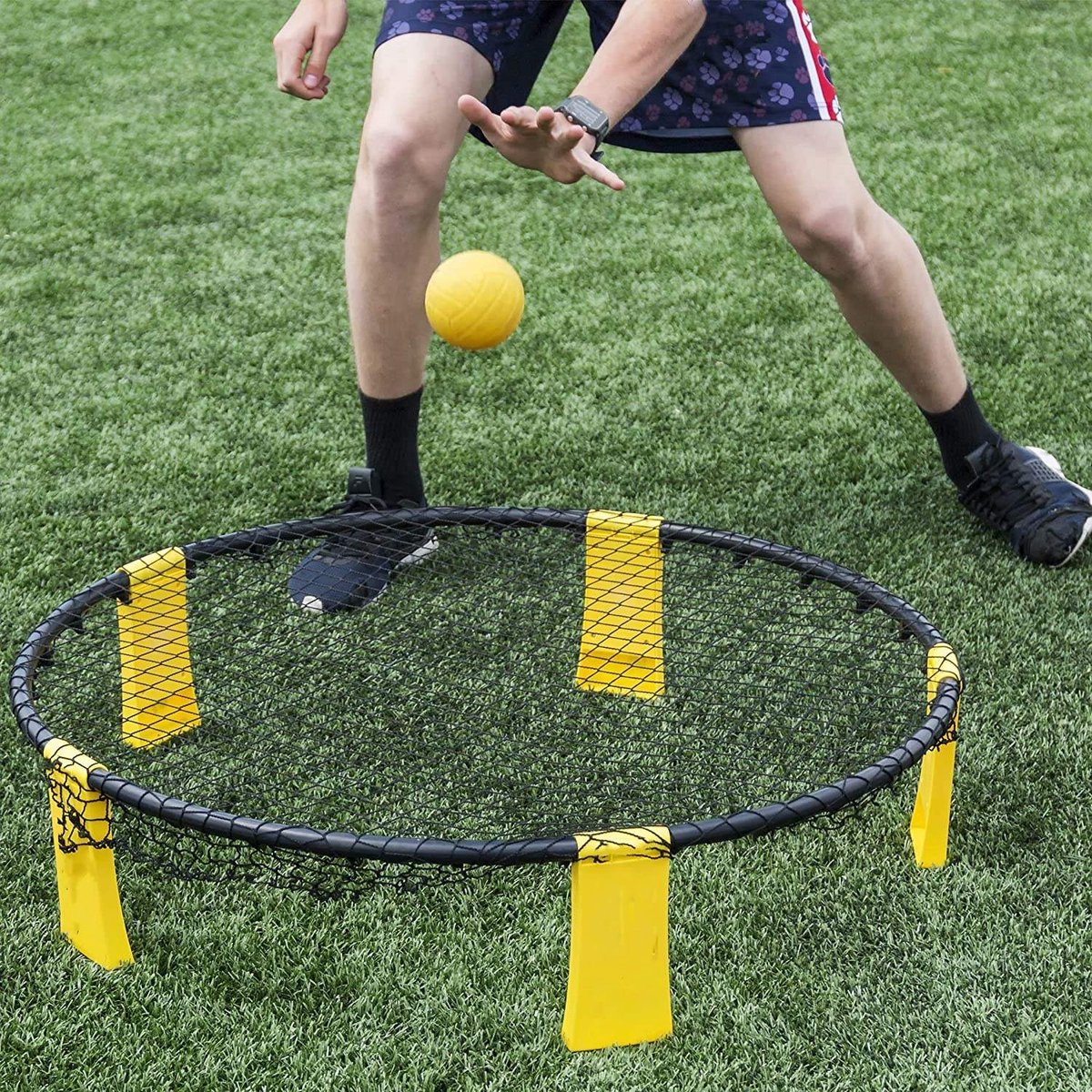 Spikeball - Roundball - Spikeball set - Smash bal - Smashbal - Strandspel - Tuinspel - Gratis draagtas - Stevig & betrouwbaar materiaal - Incl. Ballen en Ballenpomp