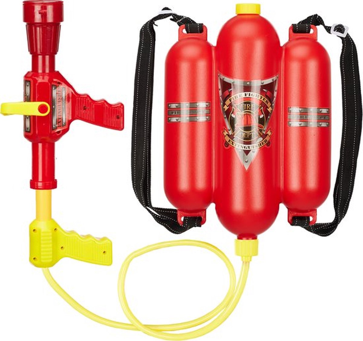   brandweer Brandblusser Rugzak   - Rood -   Space met Pomp -   - Super Soaker - Water Pistool -   Jongens - Watergeweer