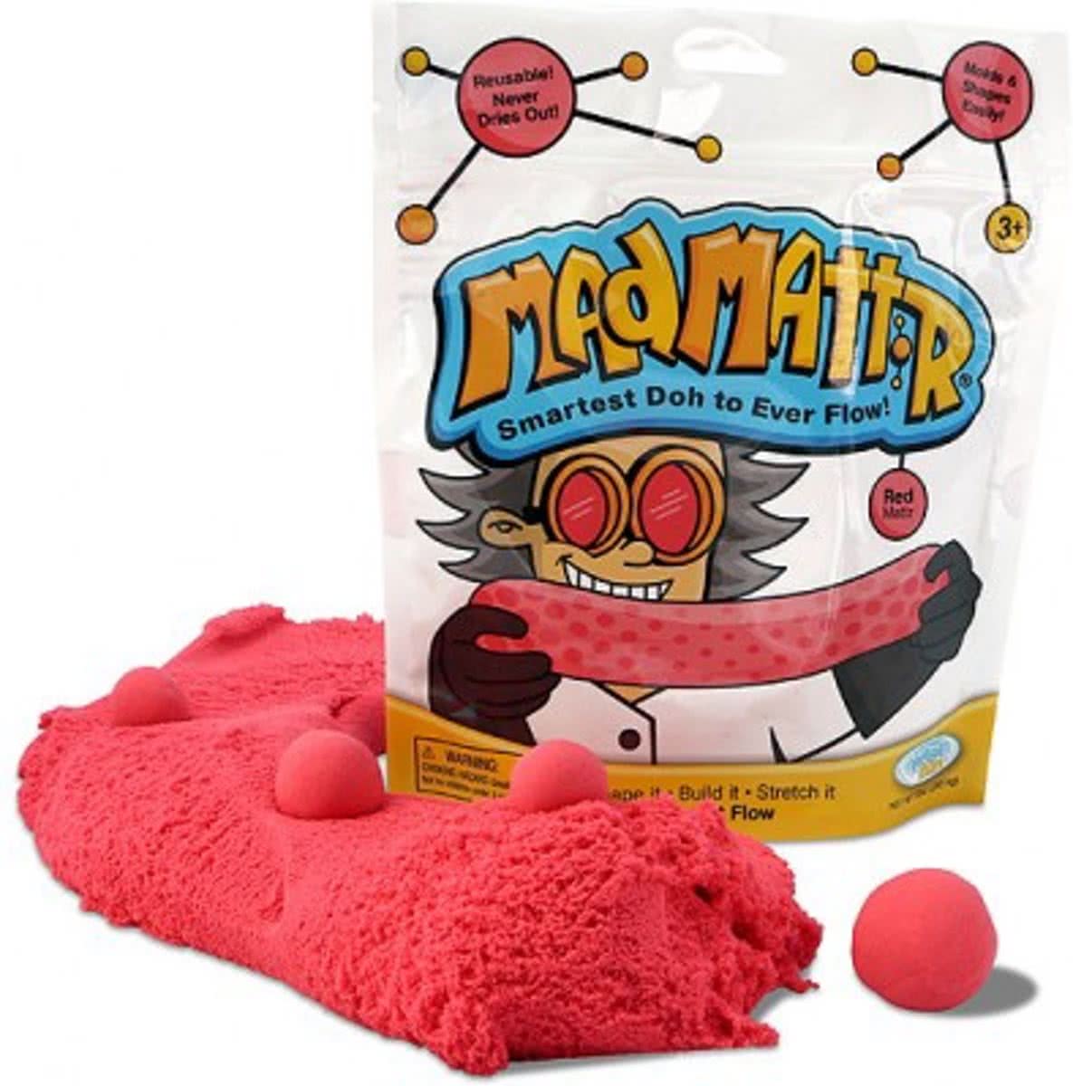 Madmattr modelleerzand speelzand als klei Red