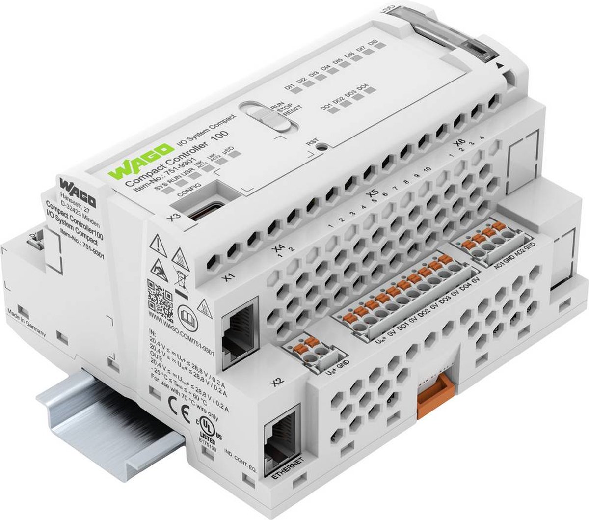 WAGO Compact Controller 100 I/O-module 751-9301 1 stuk(s)