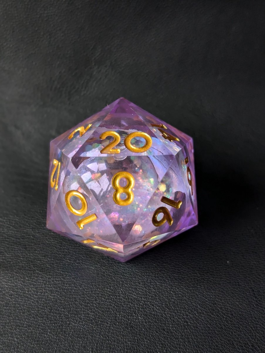 Lily’s Treasure D20 33MM DnD Dice - Dungeons & Dragons - Dice Set