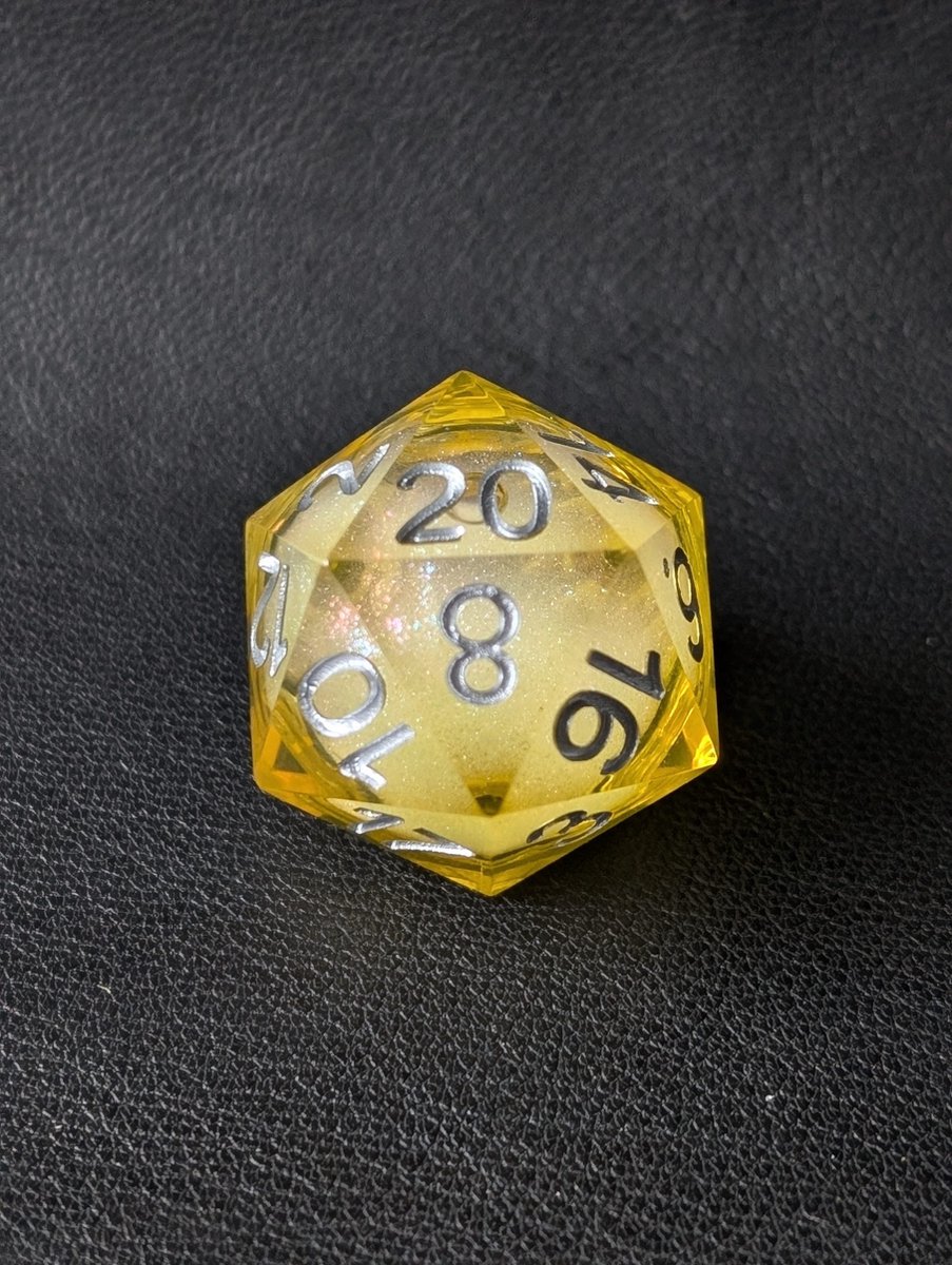 Marigold Mist DnD Dice - Dungeons & Dragons - Dice Set