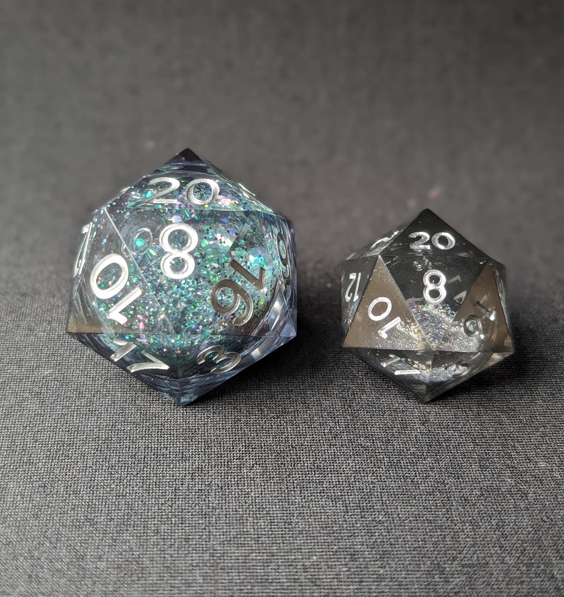 Mystic Midnight D20 30mm DnD Dice - Dungeons & Dragons - Dice Set