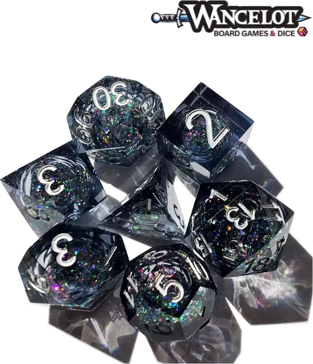 Mystic Midnight DnD Dice - Dungeons & Dragons - Dice Set