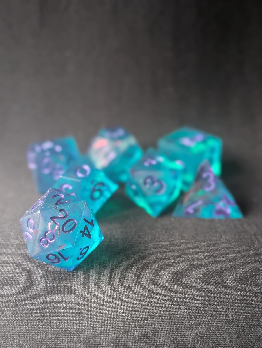 Neptunes Realm DnD Dice - Dungeons & Dragons - Dice Set