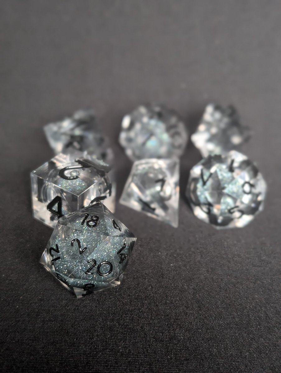 Shaded Prism DnD Dice - Dungeons & Dragons - Dice Set