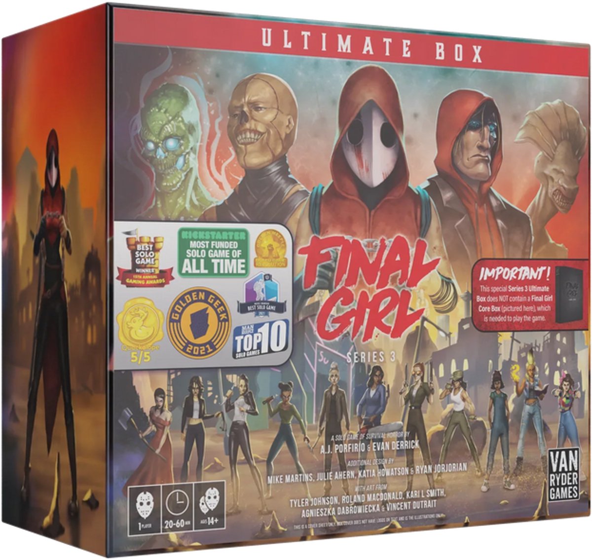 Wancelot Final Girl: S3 Ultimate Box - Met alle films, miniaturen & add-ons