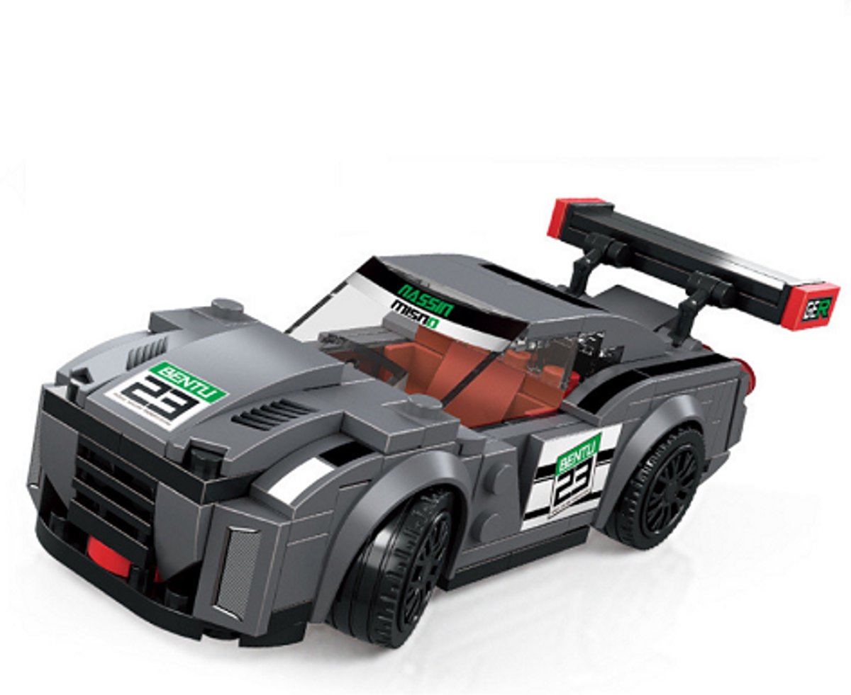 Wange - supercar - raceauto - grijs - 166 pcs - 6+