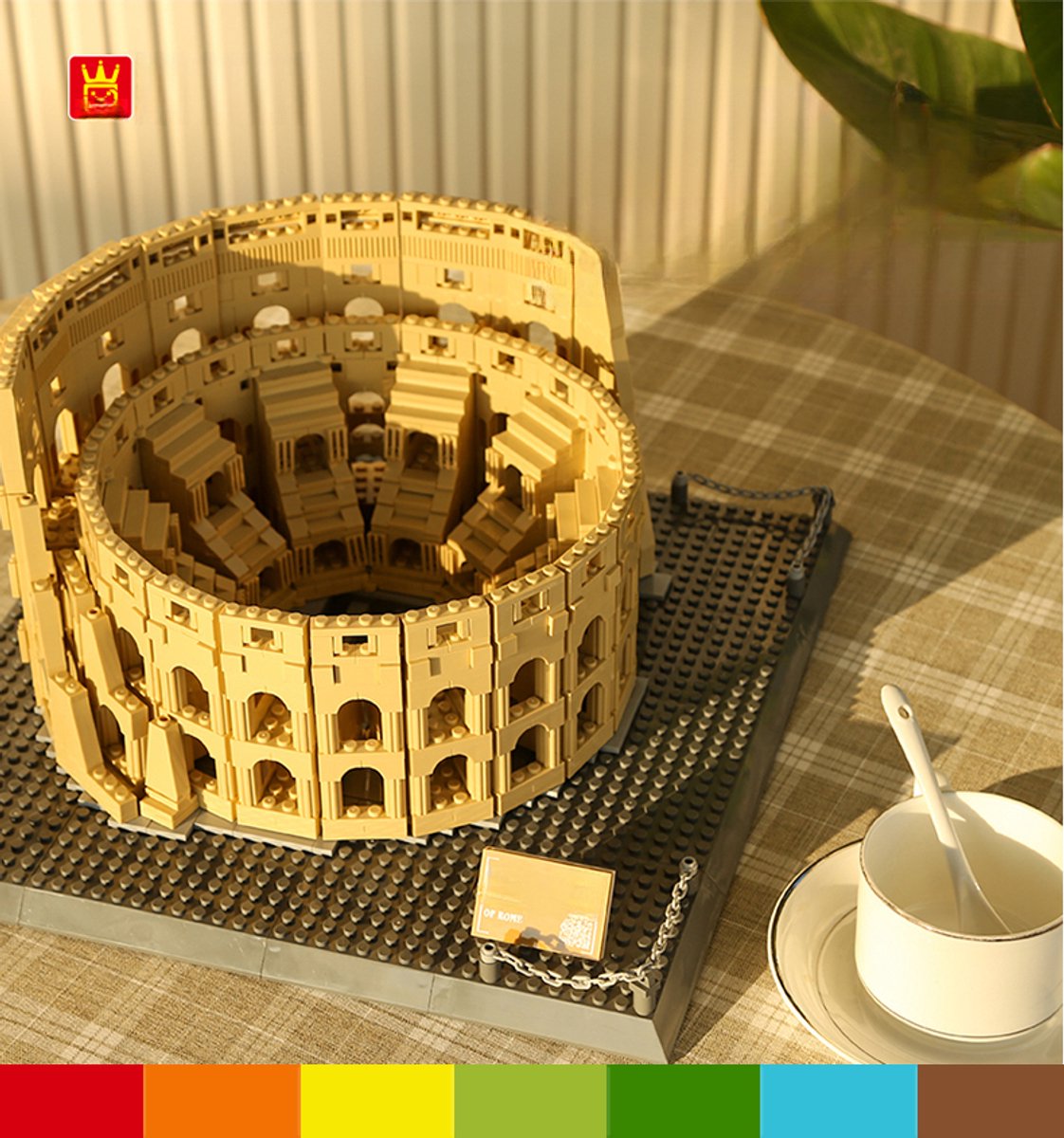 Wange Speelgoed Bouwsets - Architectuur Oud Romeins Colosseum - 5225