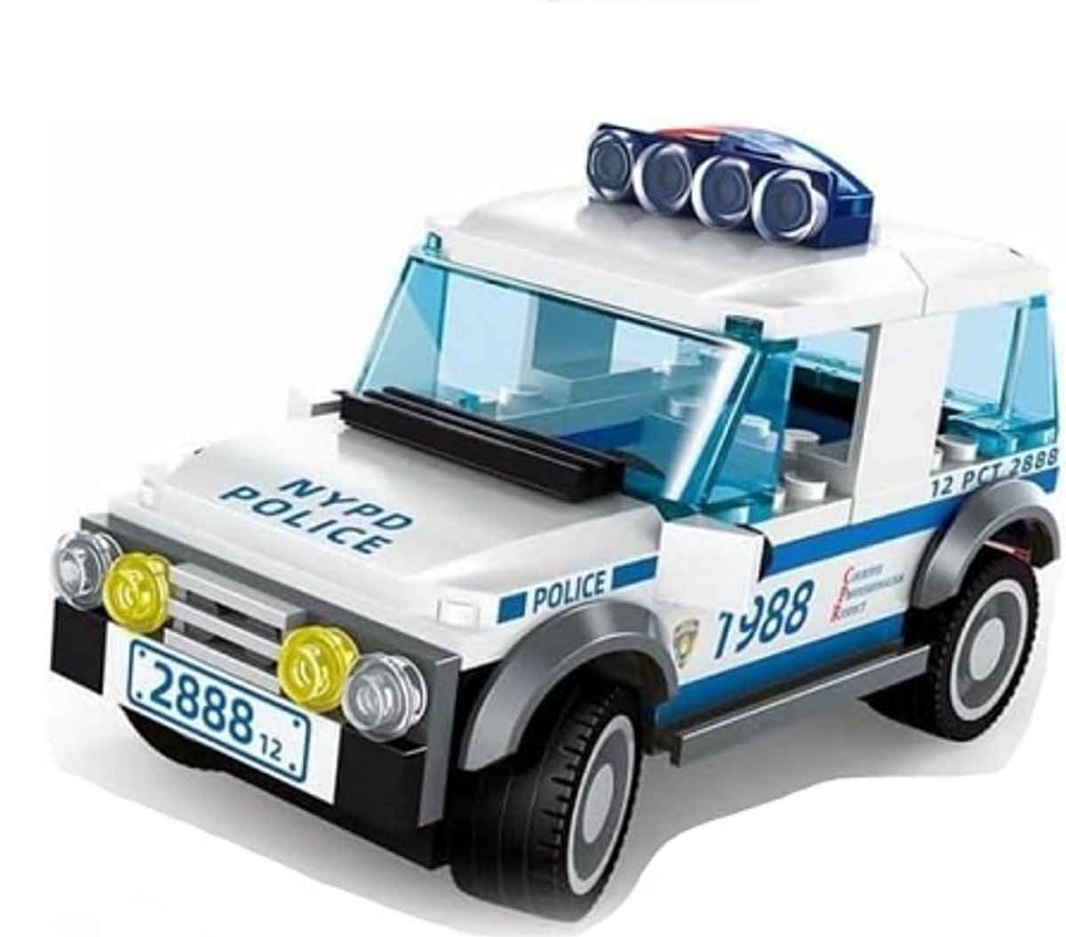 Wange supercar 2888 - politieauto - 98 pcs - 6+