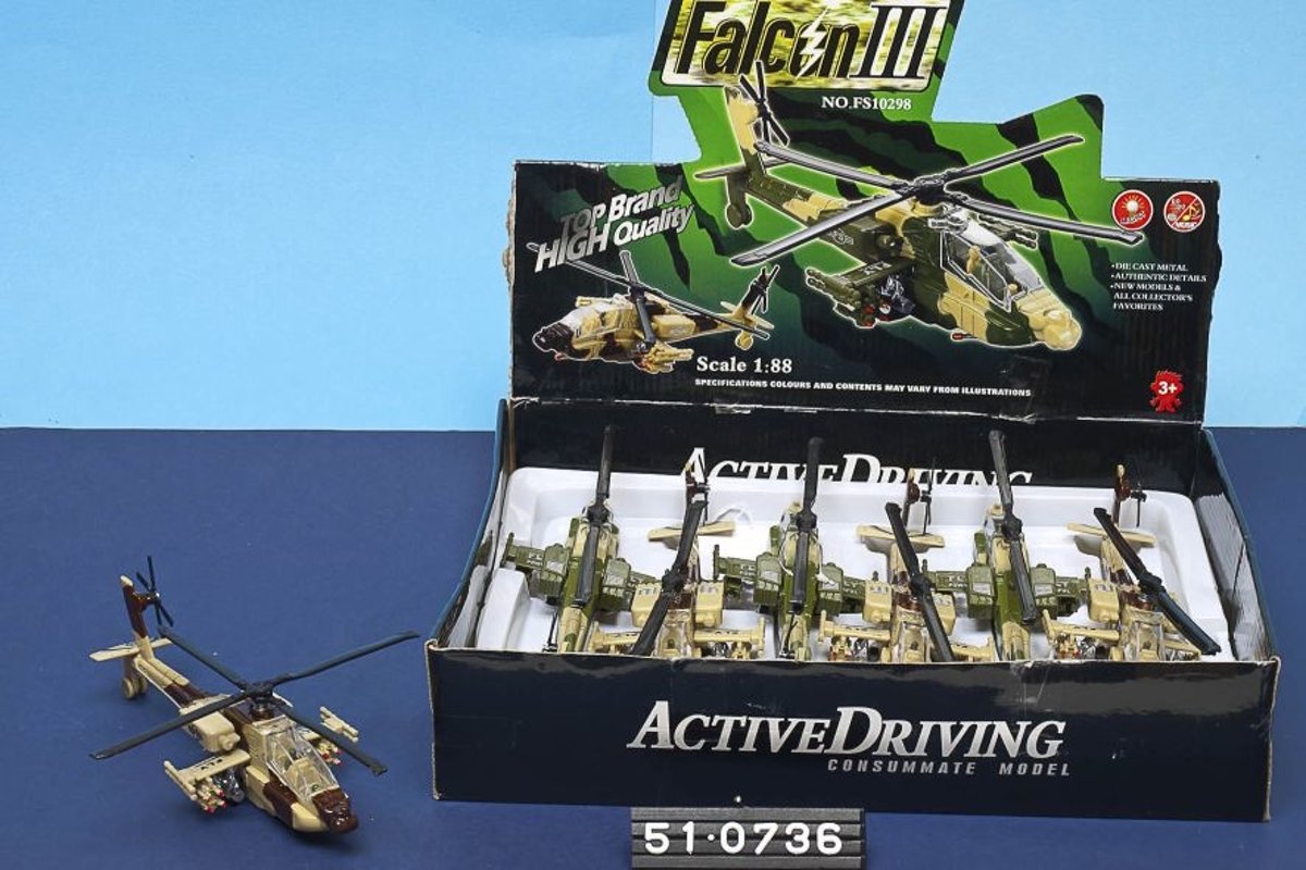 Die Cast pull back helikopter