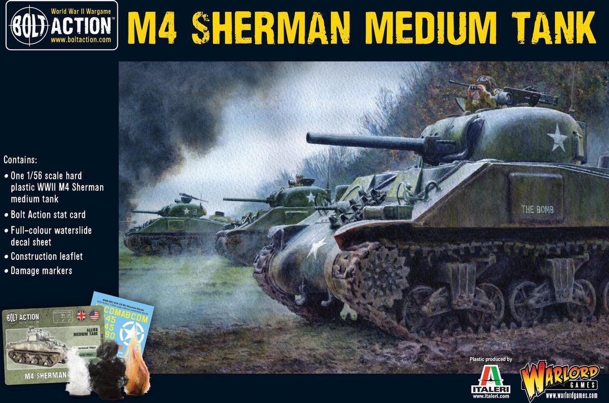 Bolt Action: M4 Sherman Medium Tank
