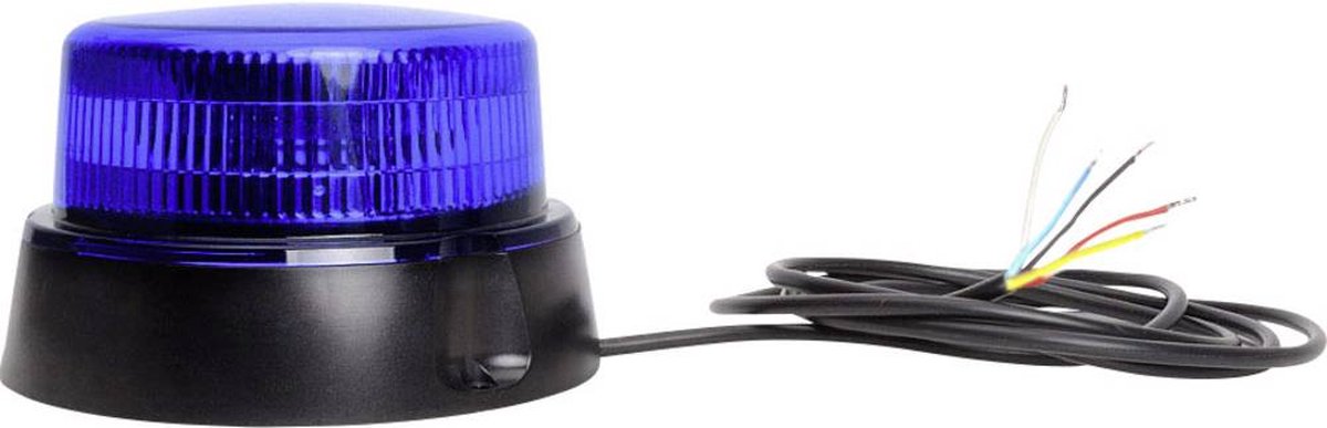 WAS Zwaailicht W126 Double Flash 867.4DSYNC 12 V, 24 V werkt op boordnet Schroefmontage Blauw