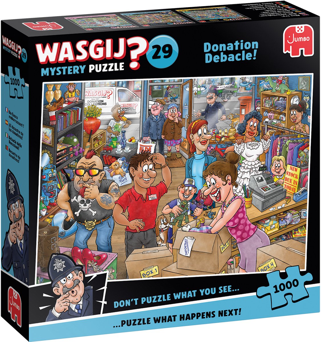 Wasgij Mystery 29 - Donatiedebacle! - 1000 stukjes puzzel - Legpuzzel volwassenen
