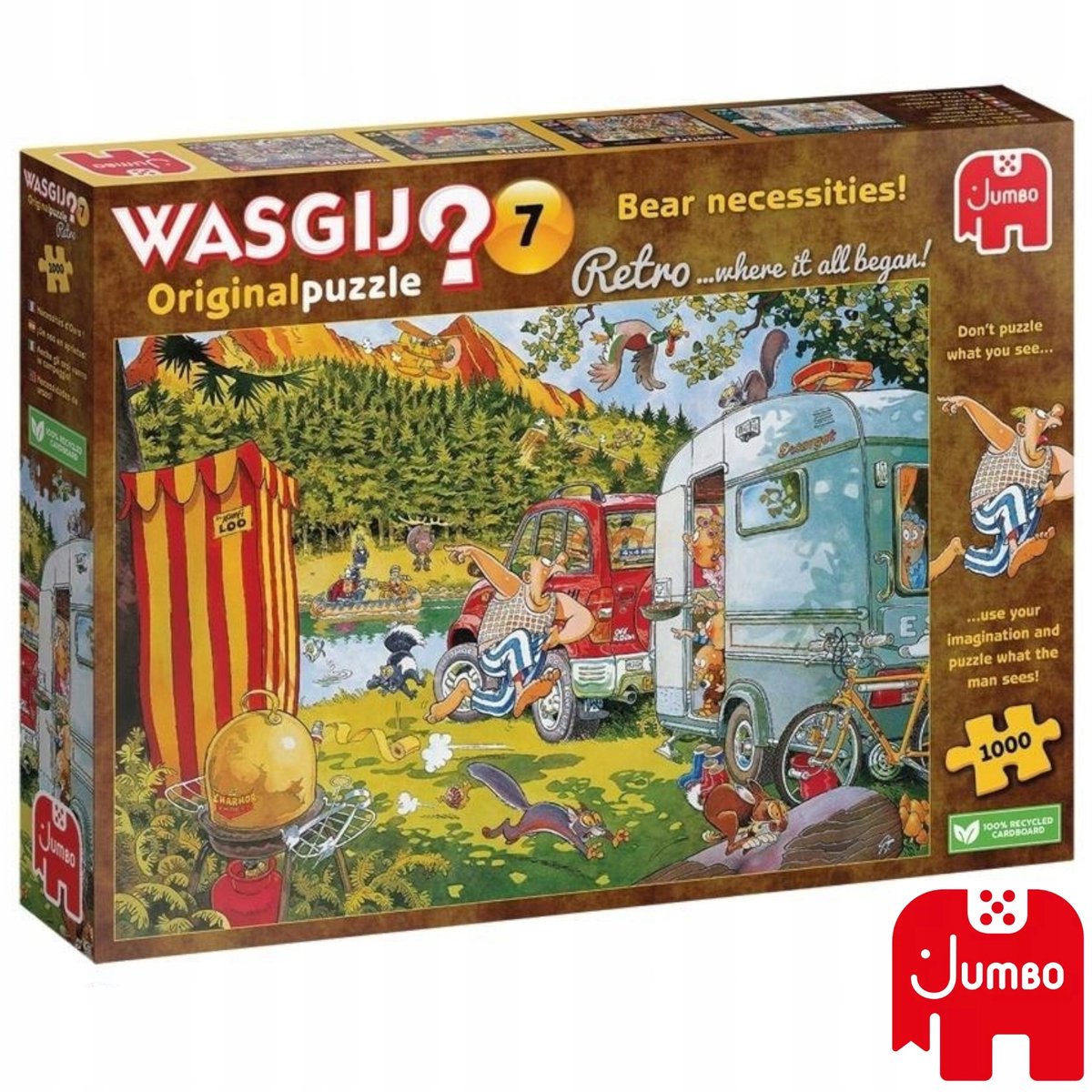 Wasgij Original 1000 Retro Puzzel: In het Bos