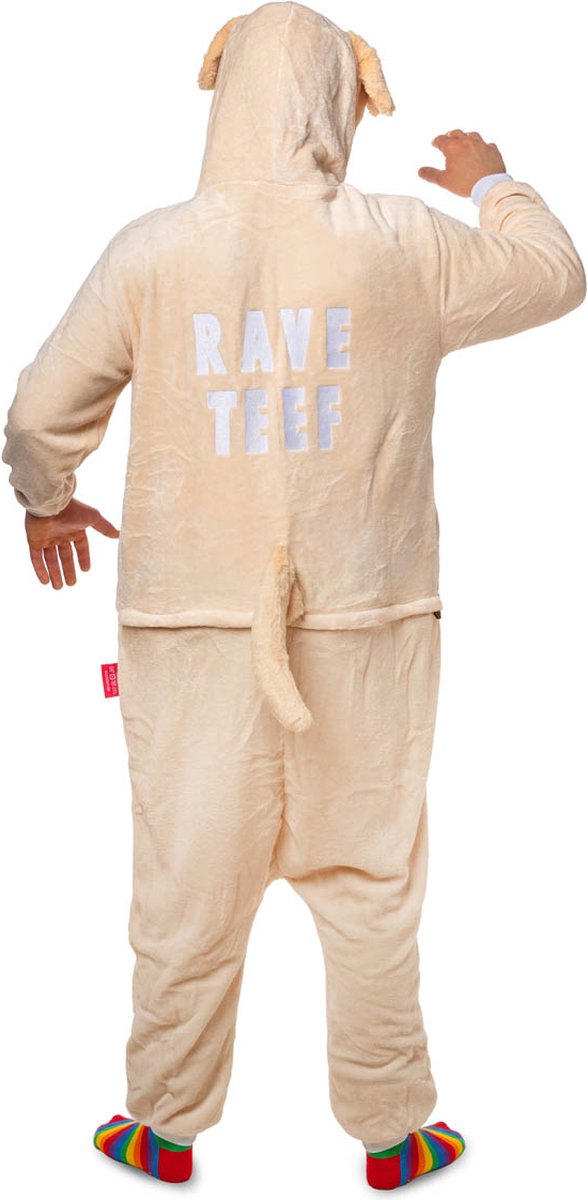 Honden onesie - Dieren onesie - Verkleedkleding - Rave teef - Maat XS/S
