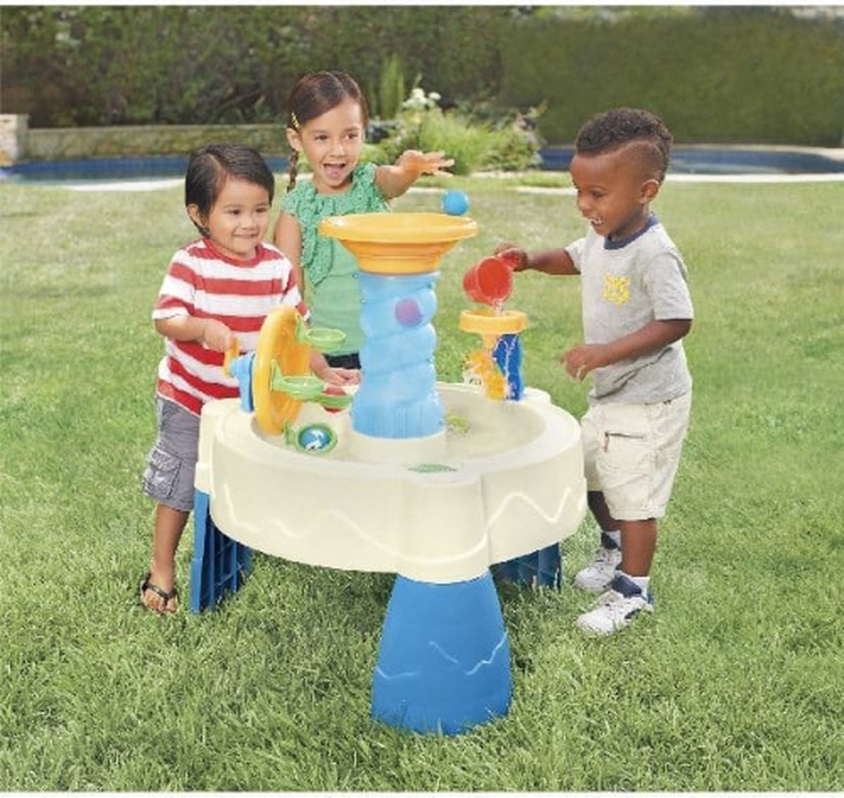   Piratenboot - Water Fountain - Splash Waterval - Zandtafel - Fountain - Piratenschip - Buitenspeelgoed - Zandbakken - Little Tikes - Water Speelgoed