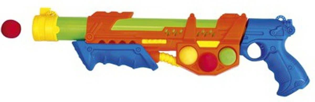 Waterzone Waterpistool Incl. 6 Softballen Oranje 46 Cm