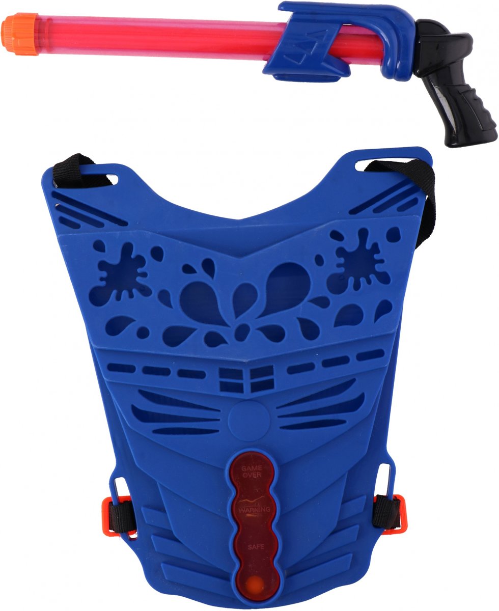 Waterzone Waterpistool Met Schild 32 Cm Blauw