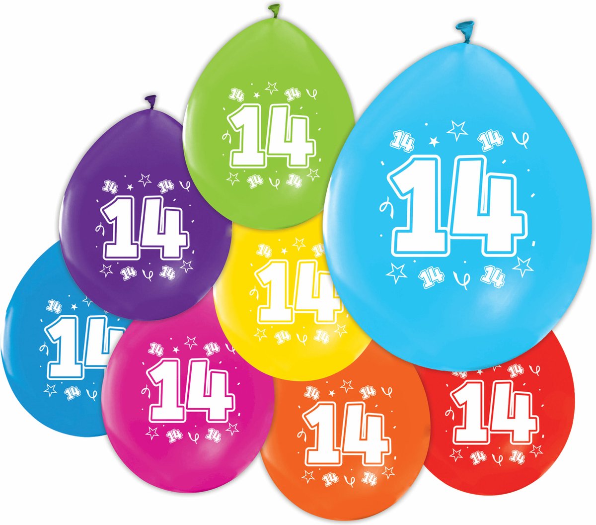 Ballonnen 14 jaar verjaardag