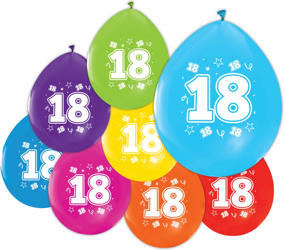Ballonnen 18 jaar verjaardag