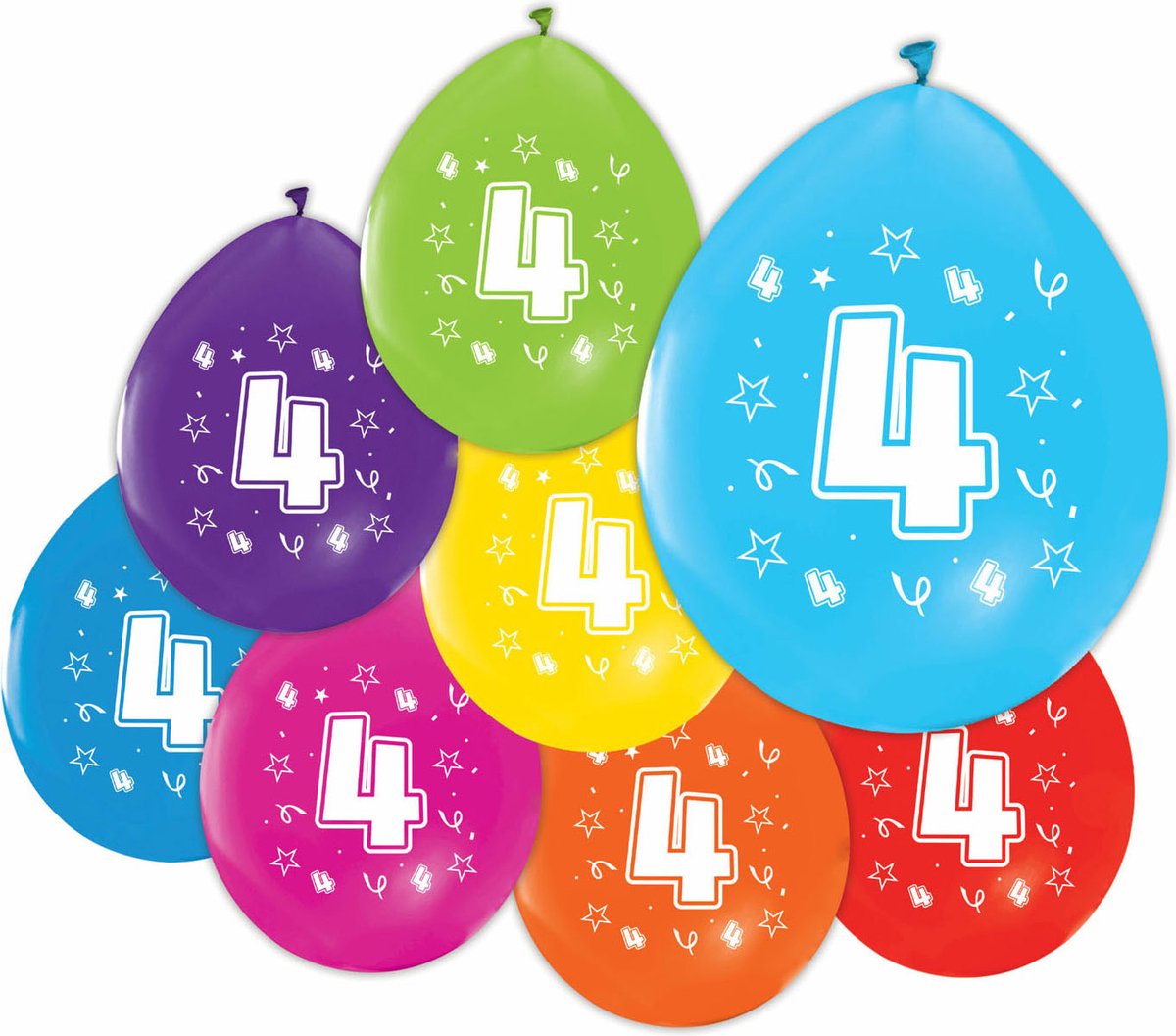 Ballonnen 4 jaar verjaardag
