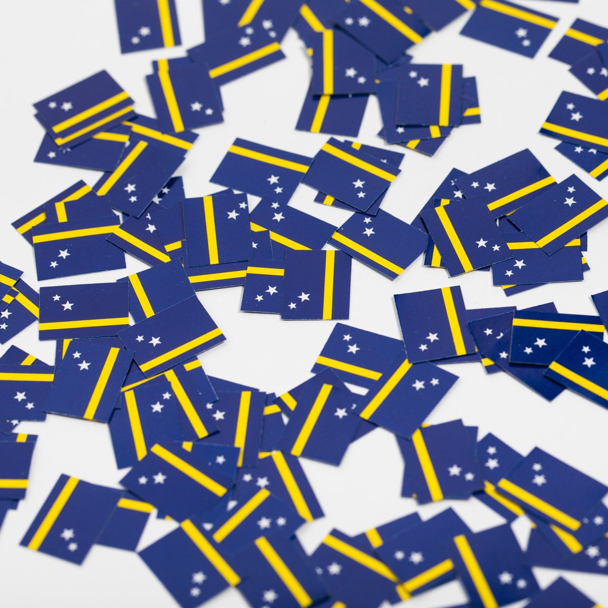 150 stuks Tafel confetti papier Curaçao - Hapjes Cocktail Tapas Zomer Terras EK WK Voetbal Decoratie Tafelconfetti