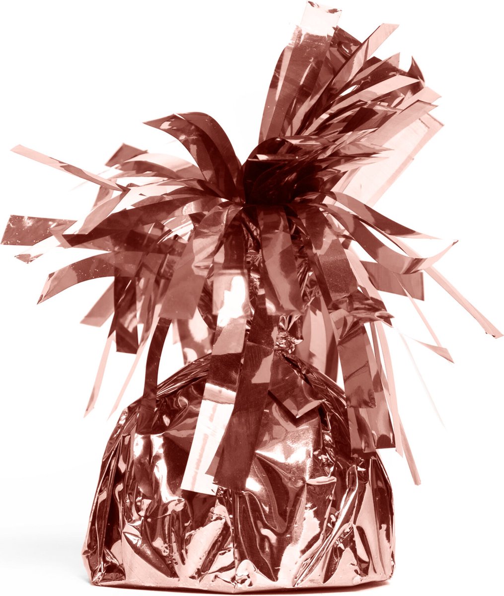 24x Ballon gewichtje Rosé Goud 170 gram -   Gewicht Ballonnen Feest Accesoires Thema Party Tafeldecoratie Tafel Decoratie