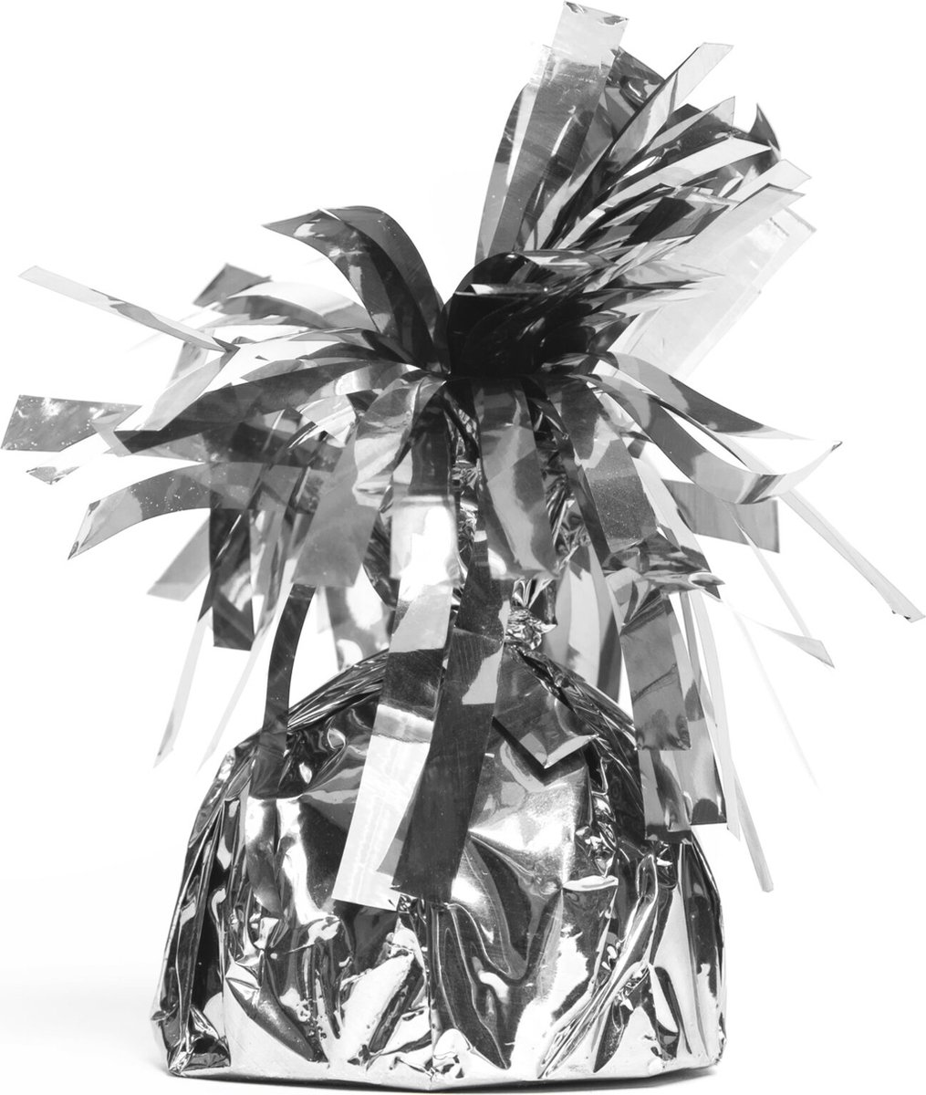 24x Ballon gewichtje Zilver 170 gram -   Gewicht Ballonnen Feest Accesoires Thema Party Tafeldecoratie Tafel Decoratie