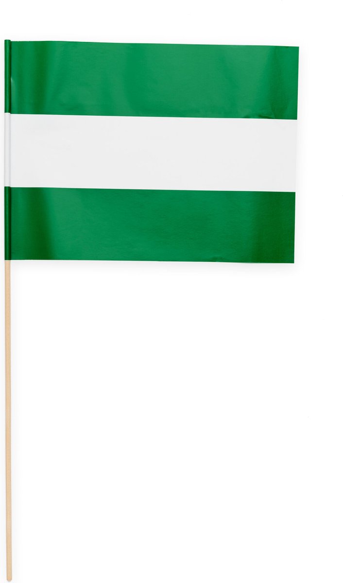 30 Papieren zwaai vlaggen 20 x 30 centimter Rotterdam