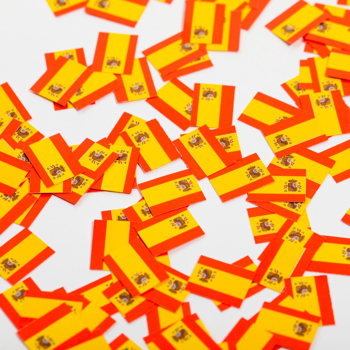 300 stuks Tafel confetti papier Spanje - Hapjes Cocktail Tapas Zomer Terras EK WK Voetbal Decoratie Tafelconfetti