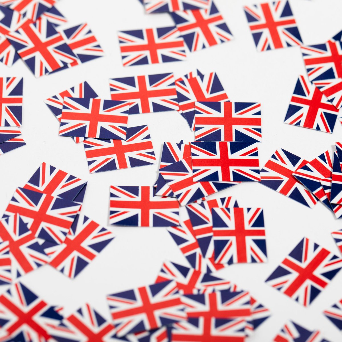 300 stuks Tafel confetti papier Union Jack - Hapjes Cocktail Tapas Zomer Terras EK WK Voetbal Decoratie Tafelconfetti
