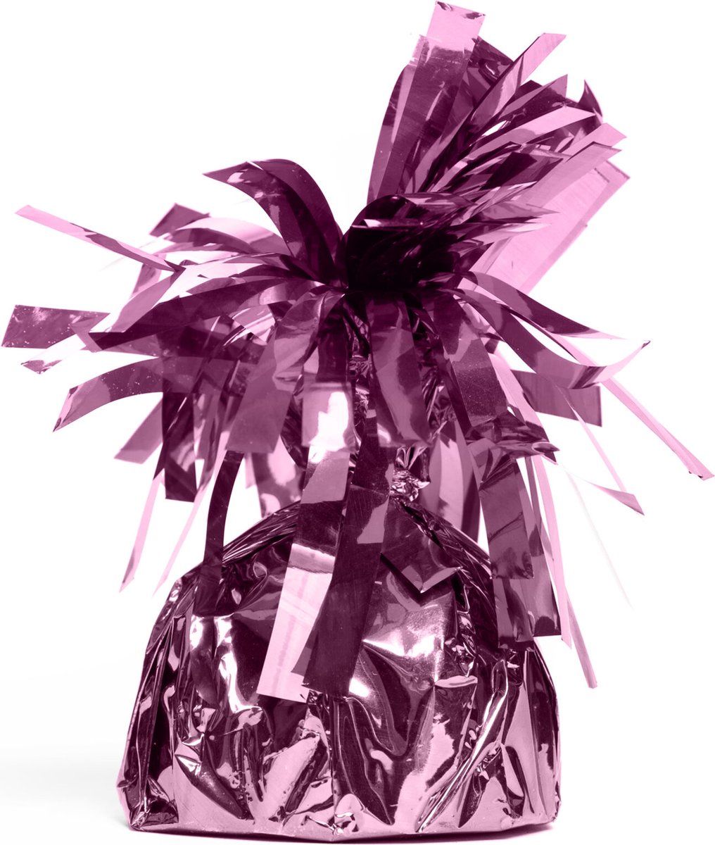 36x Ballon gewichtje Roze 170 gram -   Gewicht Ballonnen Feest Accesoires Thema Party Tafeldecoratie Tafel Decoratie