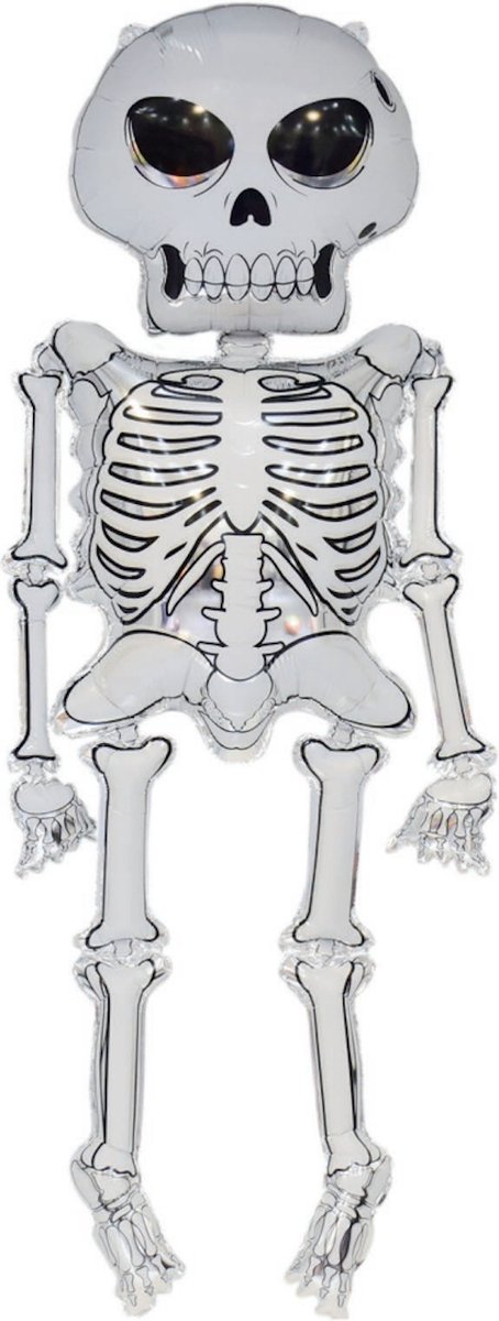 3x Folieballon Skelet 62″/158cm - Halloween Scary Eng Party Thema Feest