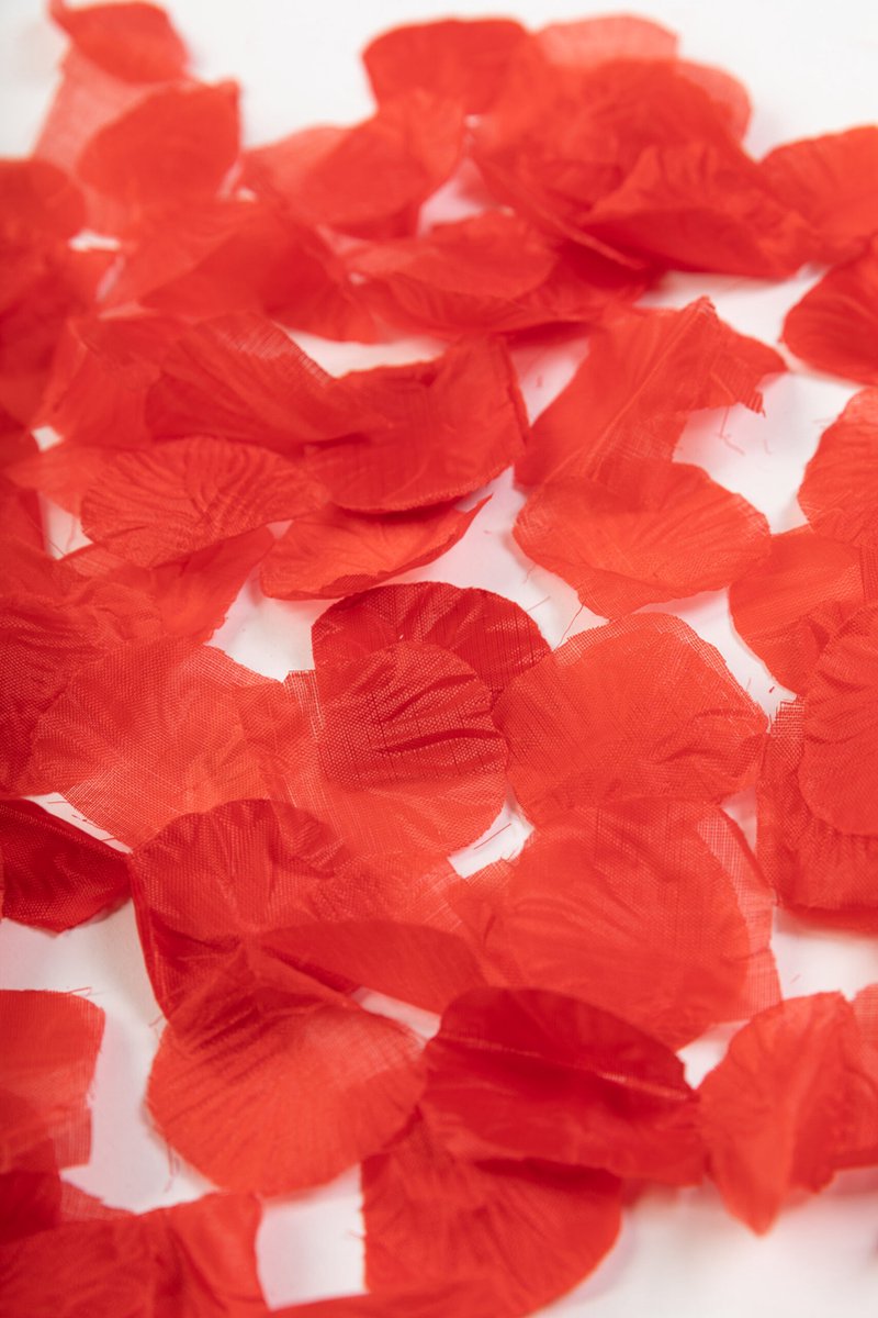 500 Rozenblaadjes Rood - Bruiloft Huwelijk Decoratie Rozen blaadjes