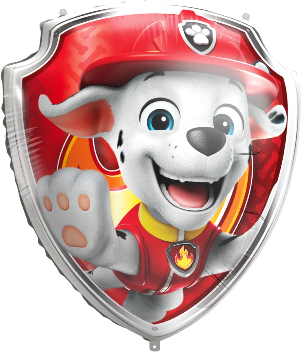 Folieballoon Shaped 79x73 cm - Paw Patrol Marshall - we fiesta